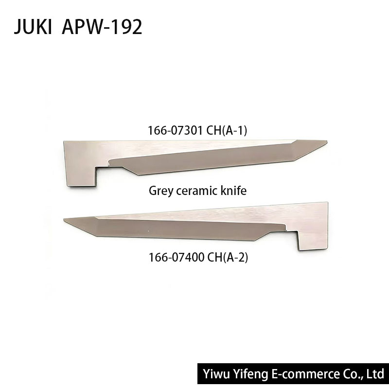 Knife Sharpener - 166-07301 166-07400 มีดเซรามิกสีเทาสำหรับ JUKI APW-192 APW-195