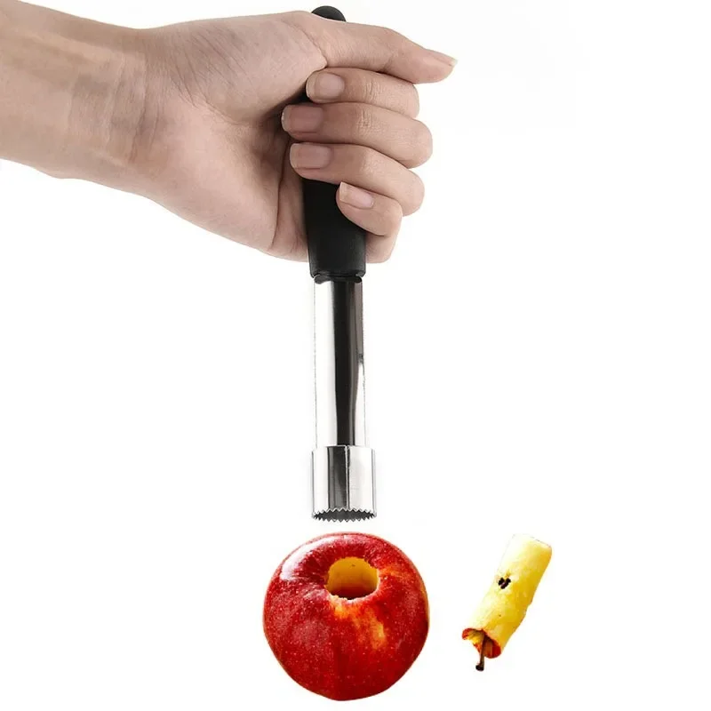 Kitchen Gadgets Hacks - ที่คว้านแกน Apple คว้านลูกแพร์วันที่สีแดงทำจากสแตนเลสมีดตัดแกนผลไม้อเนกประสงค์อุปกรณ์ในครัว