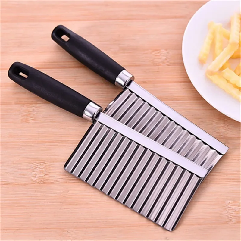 Kitchen Gadgets Hacks - มีดอเนกประสงค์ 1 ชิ้น สำหรับหั่นมันฝรั่งทอดแบบลอน หั่นผักแฟนซี และหั่นผักต่างๆ