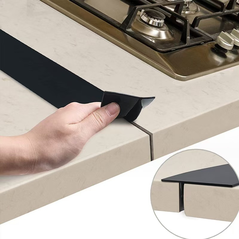 Kitchen Gadgets Hacks - ซิลิโคน Gap Strip เตาแก๊สครัวแถบปิดผนึกห้องครัว Anti-Oil Anti-Stain