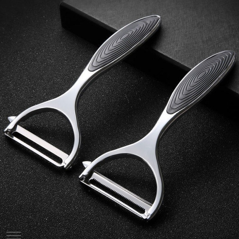 Kitchen Gadgets Hacks - สแตนเลสสตีลผัก Peeler เครื่องปอกมันฝรั่ง Multi-Function แครอทเครื่องขูดผลไม้เครื่องมืออุปกรณ์ครัวอาหาร