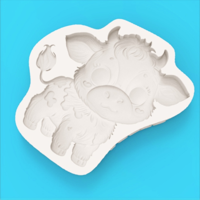 แม่พิมพ์ซิลิโคนรูปวัวน่ารัก กา - Silicone Mold Baking บทวิจารณ์และราคา