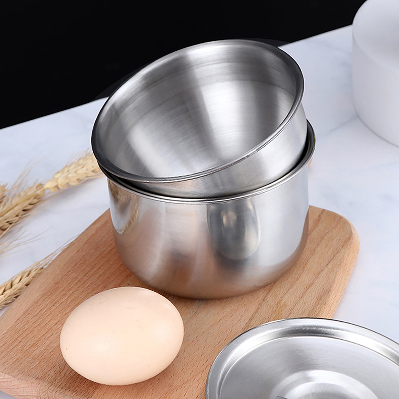ชามข้าวสแตนเลสพร้อมฝาปิด 1 ชิ้ - Korean Kitchen Gadgets บทวิจารณ์และราคา
