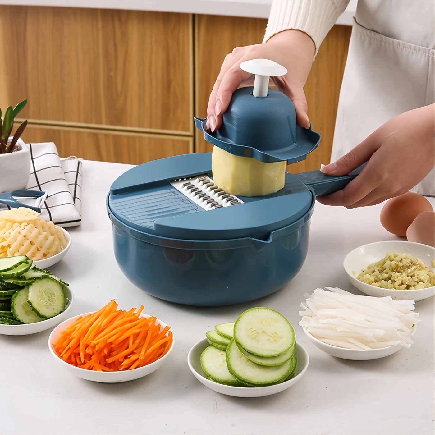 ที่หั่นผักอเนกประสงค์9ใน1ที่หั - Kitchen Gadgets Hacks บทวิจารณ์และราคา