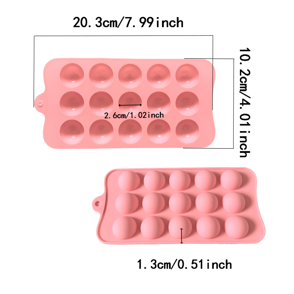 แม่พิมพ์ซิลิโคนช็อคโกแลตครึ่งว - Silicone Mold Baking บทวิจารณ์และราคา