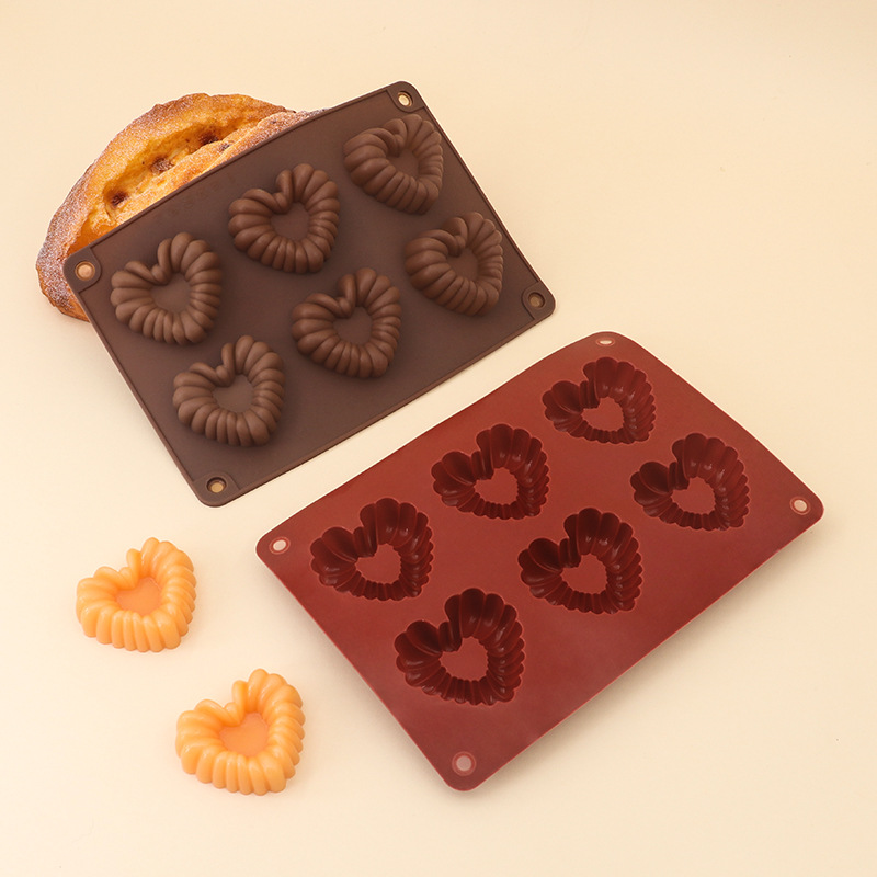 รูปหัวใจซิลิโคนช็อกโกแลตแม่พิม - Silicone Mold Baking บทวิจารณ์และราคา