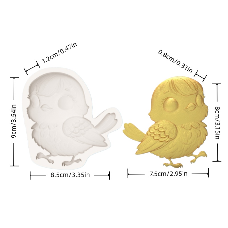 แม่พิมพ์ซิลิโคนรูปนกขนนกน่ารัก - Silicone Mold Baking บทวิจารณ์และราคา