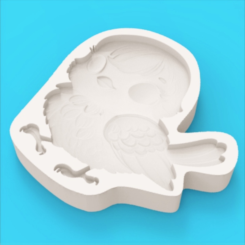 แม่พิมพ์ซิลิโคนรูปนกขนนกน่ารัก - Silicone Mold Baking บทวิจารณ์และราคา