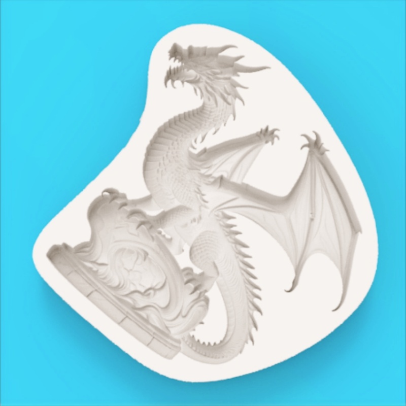 แม่พิมพ์ซิลิโคนรูปมังกรแฟนตาซี - Silicone Mold Baking บทวิจารณ์และราคา