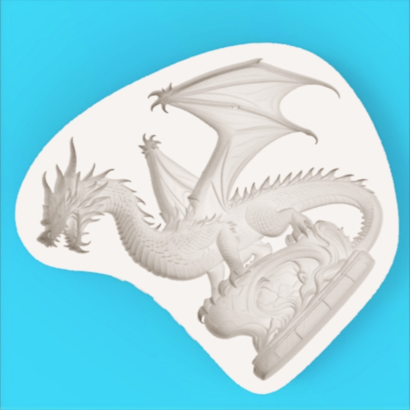 แม่พิมพ์ซิลิโคนรูปมังกรแฟนตาซี - Silicone Mold Baking บทวิจารณ์และราคา