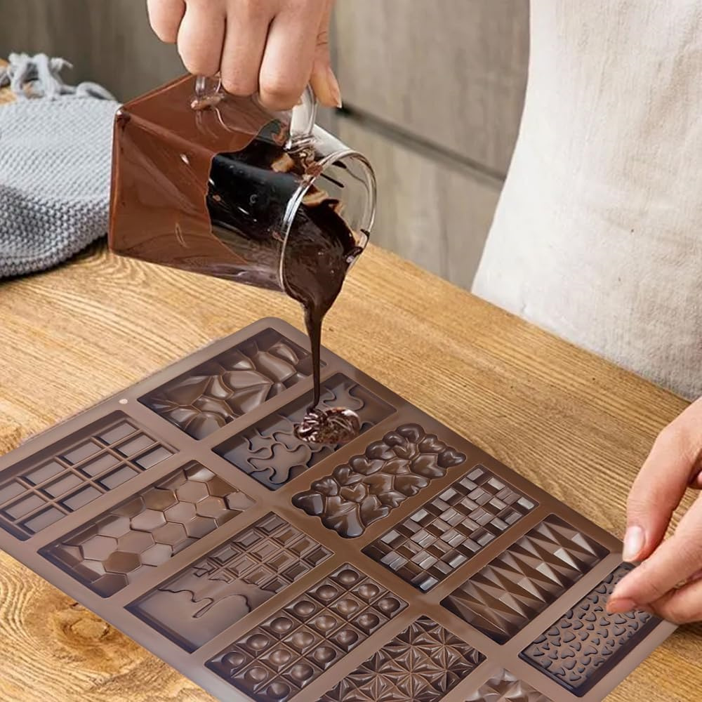 12 In 1 แม่พิมพ์ช็อกโกแลตดูไบซ - Silicone Mold Baking บทวิจารณ์และราคา