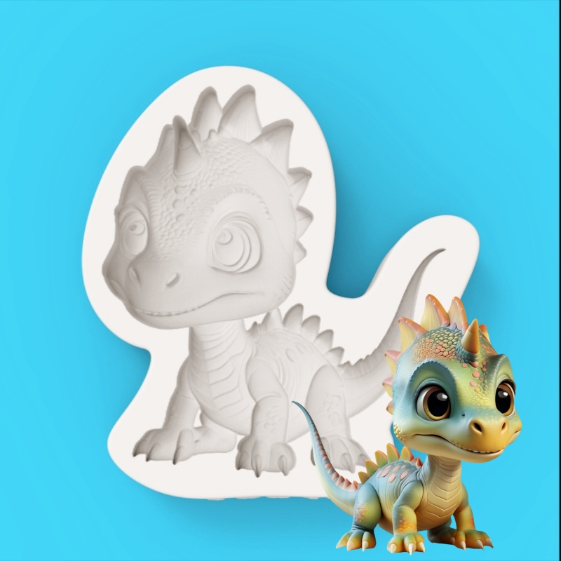 【แม่พิมพ์อบซิลิโคนรูปไดโนเสาร์ - Silicone Mold Baking บทวิจารณ์และราคา