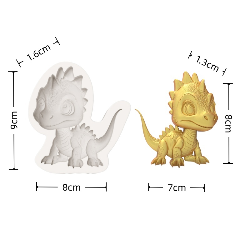 【แม่พิมพ์อบซิลิโคนรูปไดโนเสาร์ - Silicone Mold Baking บทวิจารณ์และราคา