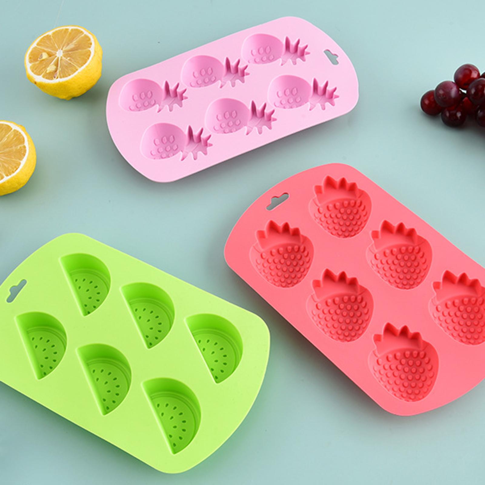 แม่พิมพ์ซิลิโคนรูปผลไม้ 6 ช่อง - Silicone Mold Baking บทวิจารณ์และราคา