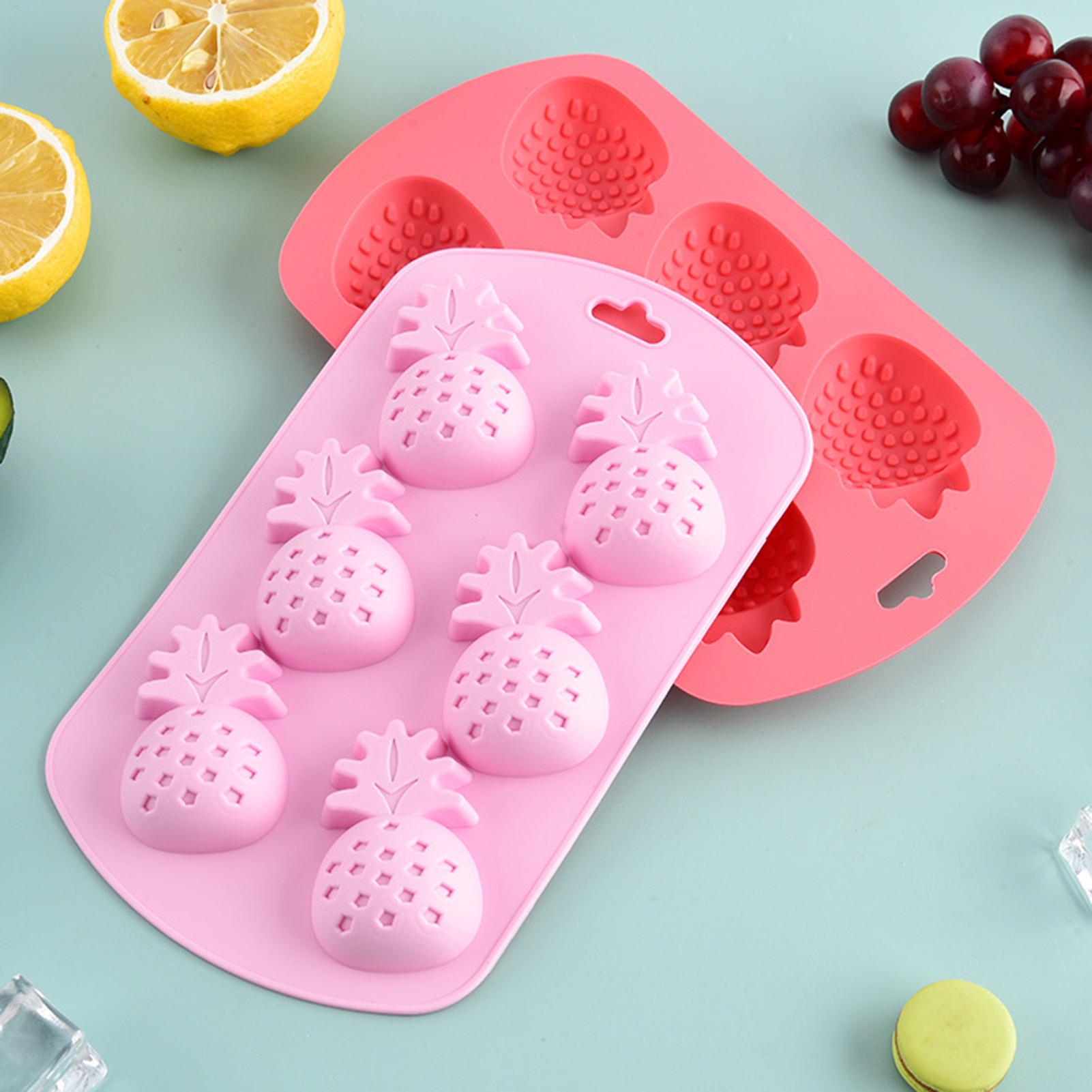 แม่พิมพ์ซิลิโคนรูปผลไม้ 6 ช่อง - Silicone Mold Baking บทวิจารณ์และราคา