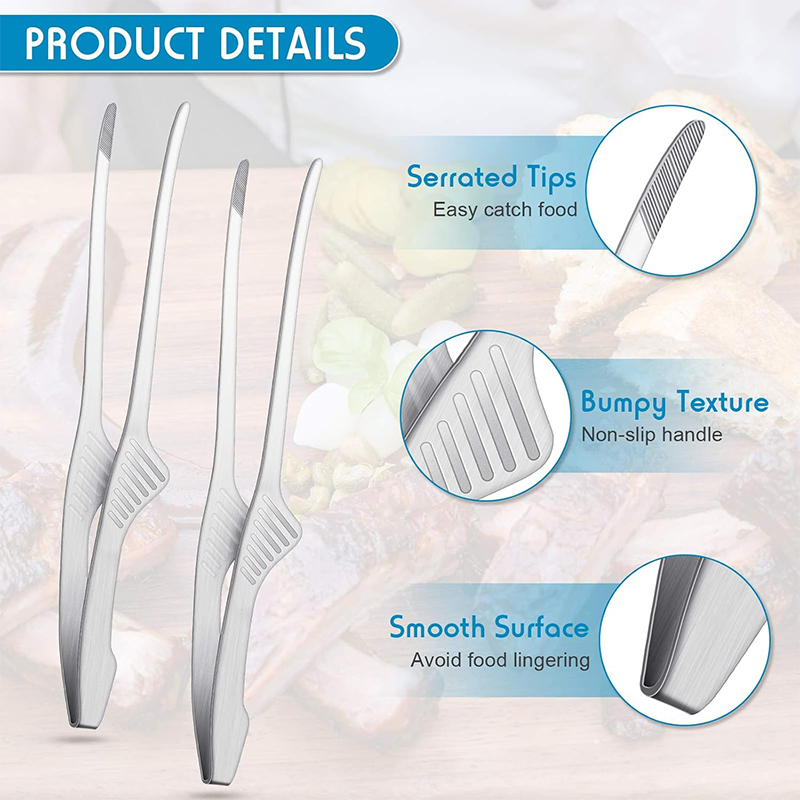 LMETJMA สแตนเลสสตีลแหนบย่าง Pa - Korean Kitchen Gadgets บทวิจารณ์และราคา