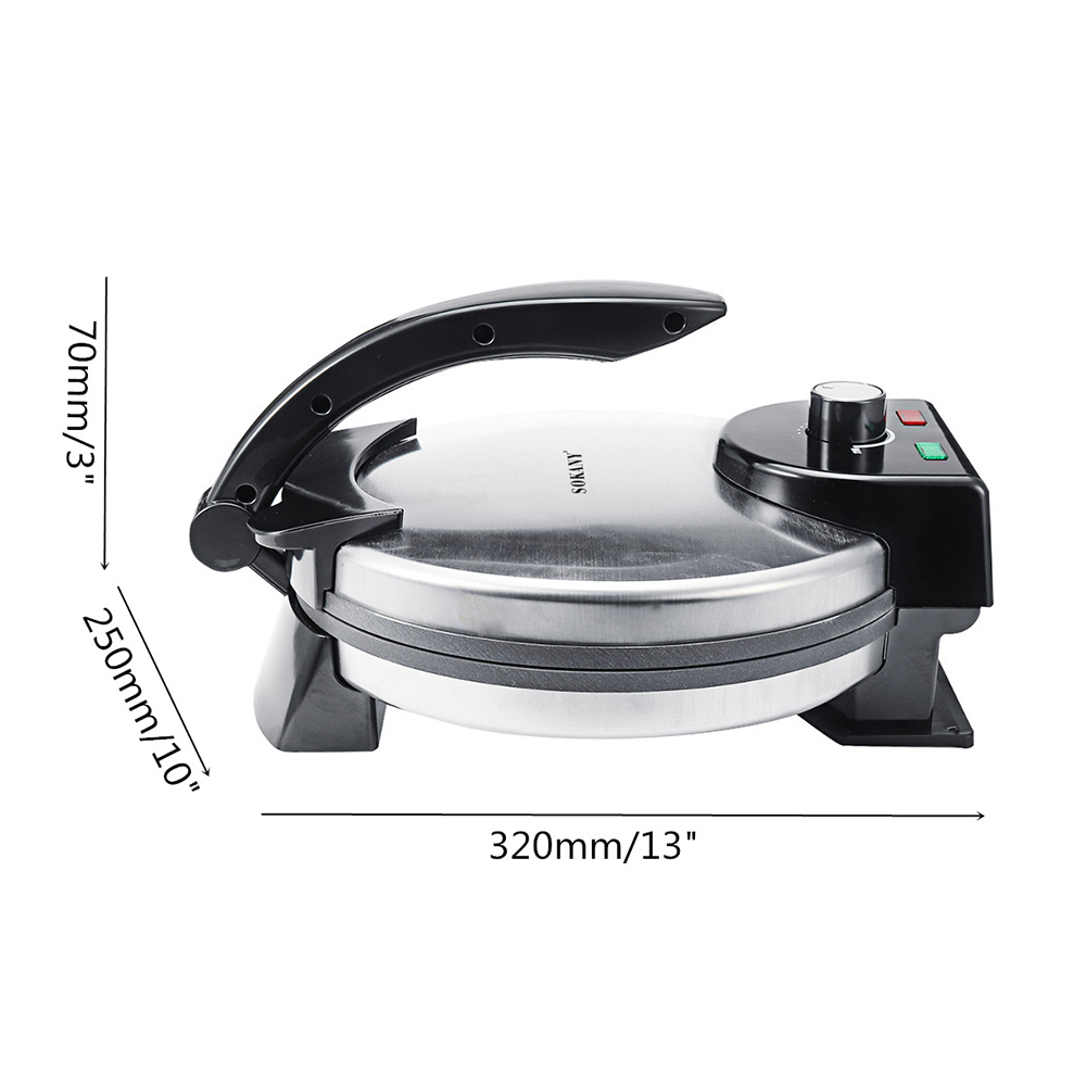 เตาทำเครปไฟฟ้าแบบนอนสติ๊ก1500ว - Kitchen Gadgets Roti Maker บทวิจารณ์และราคา