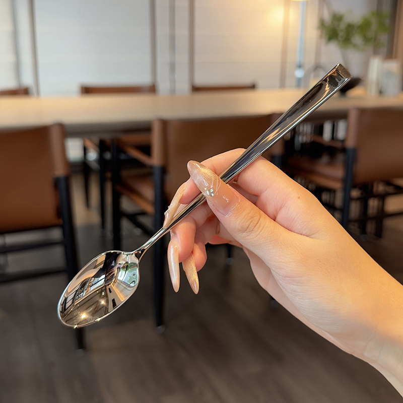 ช้อนสแตนเลสสตีลเกาหลีด้ามยาวช้ - Korean Kitchen Gadgets บทวิจารณ์และราคา